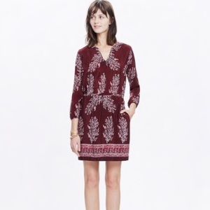 Madewell Silk Lassi Flower Dress - Size 0